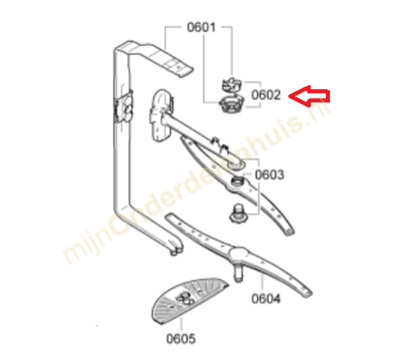 Bosch sproeier van vaatwasser 00611388