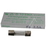 Eska Universele glaszekering 2.5Amp 5x20mm traag