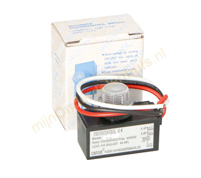 Photocontrol inbouw schemerschakelaar tot 1320W A300D