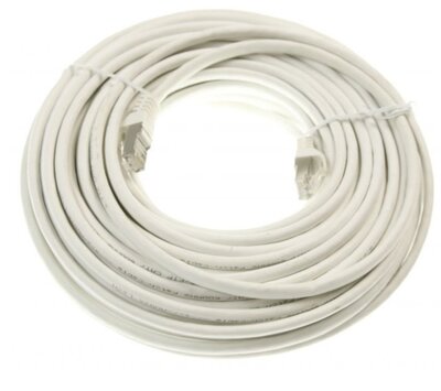 CAT7 S/FTP netwerkkabel 30m wit