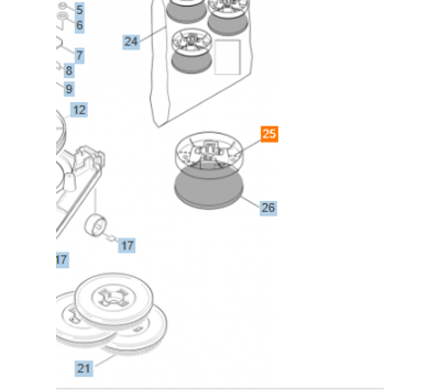 Karcher padhouder van boenmachine 5.195-179.0