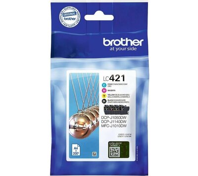 Originele Brother inktcartridge LC421 Multipack