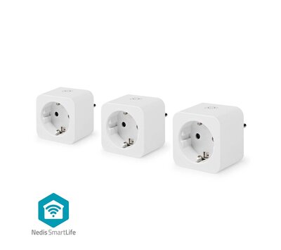 Nedis SmartLife smart stekkers WIFIP121FWT3
