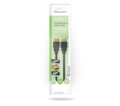 HDMI naar HDMI kabel 8K Ultra High Speed 1.0m CVGB35000BK10