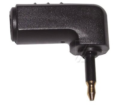 Universele adapter van Toslink naar 3.5mm jack haaks