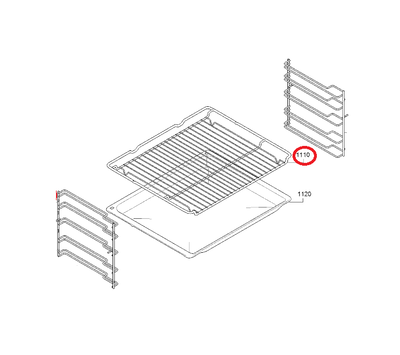 Bosch rooster van oven 00577170