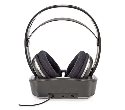 Nedis draadloze hoofdtelefoon radiofrequentie ( RF ) HPRF210BK