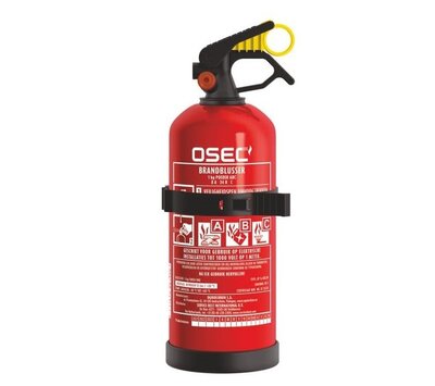 Osec brandblusser voor in de auto A/B/C 1kg 0140902