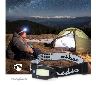 Nedis LED hoofdlamp 160Lm 20meter LHLR05WBK