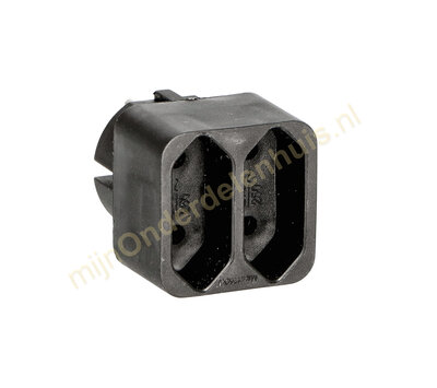 VB verdeelstekker 2x euro zwart 014240