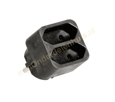 VB verdeelstekker 2x euro zwart 014240