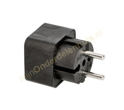 VB verdeelstekker 2x euro zwart 014240