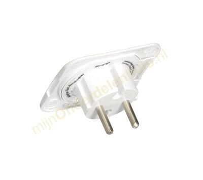 Kopp verdeelstekker 3-voudig plat verticaal wit 1749.0200.5