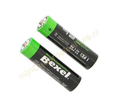 Lithium batterij AA 1,5volt 500mAh voor tuinspot met zonnecel