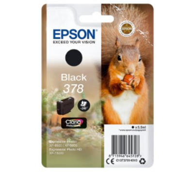 Originele Epson inktcartridge zwart  378 C13T37814010