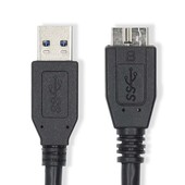 Nedis USB-A naar micro USB-B 3.2 gen 1 kabel 2m CCGL61500BK20