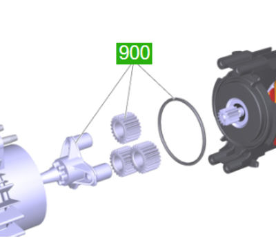 Karcher tandwielset van hogedrukreiniger 4.100-712.0
