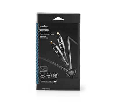 Optisch digitale audiokabel 2m CATB25000GY20