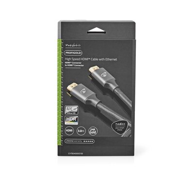 HDMI naar HDMI kabel 3m CVTB34000GY30