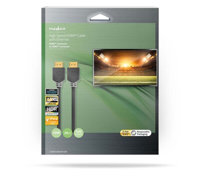 HDMI naar HDMI kabel 20m CVBW34000AT200