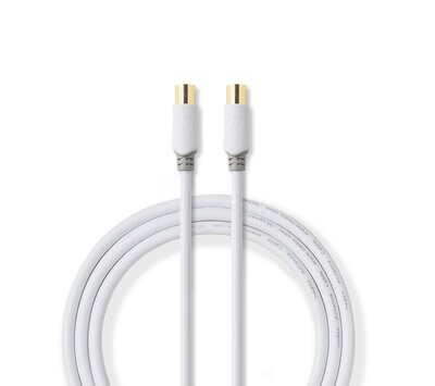 Nedis antennekabel 100dB 75Ohm 5.0m CSBW40015WT50