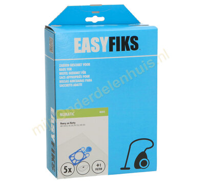 Easyfiks stofzuigerzakken voor Numatic Henry 604015 NVM1CH