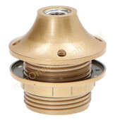 EGB EGB fitting E27 met schroefdraad en ring -goud-