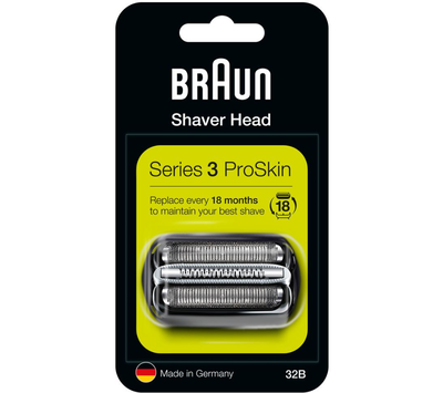 Braun scheerblad van scheerapparaat 80712387 32B