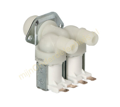 Universeel inlaatventiel 2-voudig recht 3/4 - 2x14mm