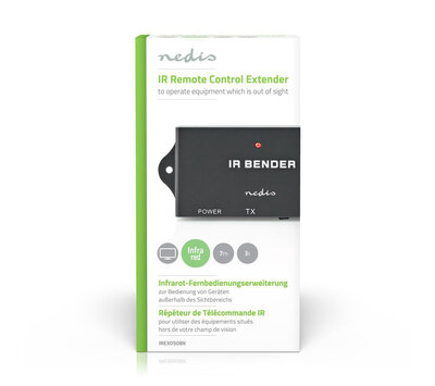 Nedis IR-Extender voor afstandsbediening IREX050BK