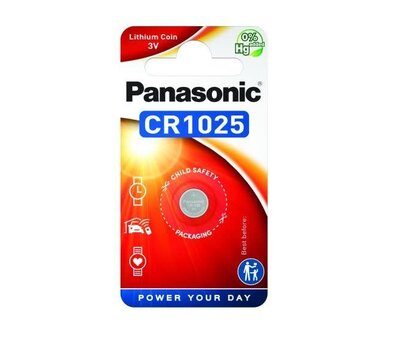 Panasonic knoopcel CR1025 3V Lithium