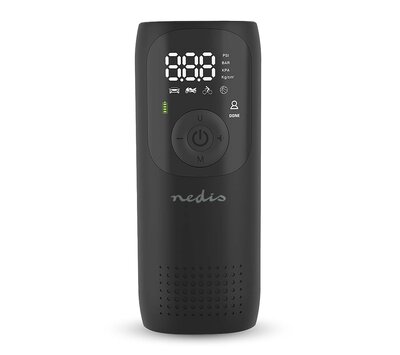 Nedis oplaadbare luchtcompressor PAAC10BK