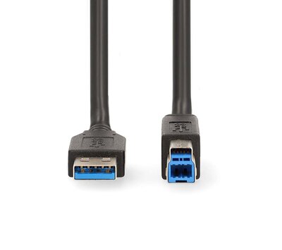 USB-A naar USB-B kabel 3.2 Gen 1 2m CCGL61100BK20