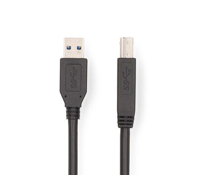 USB-A naar USB-B kabel 3.2 Gen 1 2m CCGL61100BK20