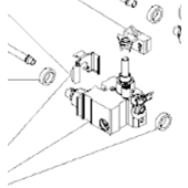 Whirlpool Whirlpool gaskraan van kookplaat 481236058584