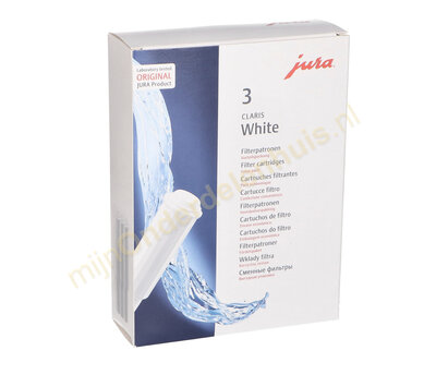 Jura waterfilters van koffiemachine Claris White 68739