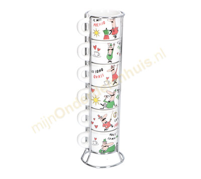 Bialetti espresso kopjes 6 stuks TAZZ202