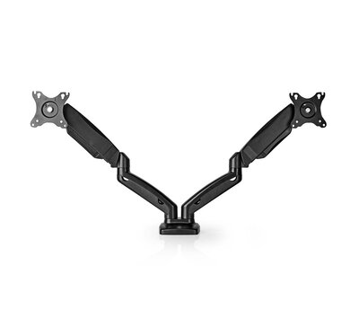 Nedis dubbele monitorsteun MMDOSGS110BK