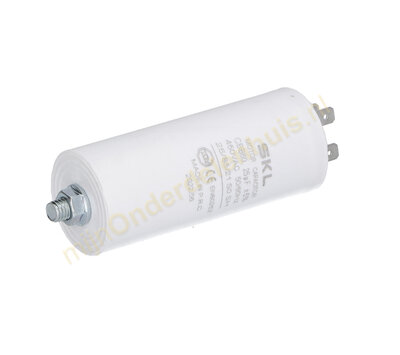 SKL condensator 25uF-450V met AMP-aansluiting