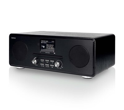 Lenco  DAB+ FM-radio met CD speler en Bluetooth en Internet DIR-260BK