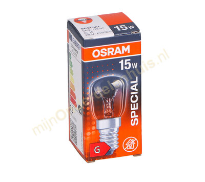 Osram koelkast-/ovenlamp 15W E14 helder
