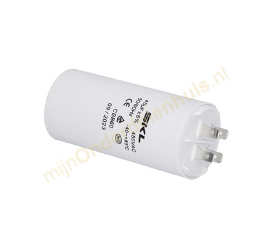 SKL condensator 45uF-450V met AMP-aansluiting