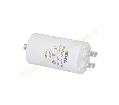 SKL condensator 20uF-450V met AMP-aansluiting