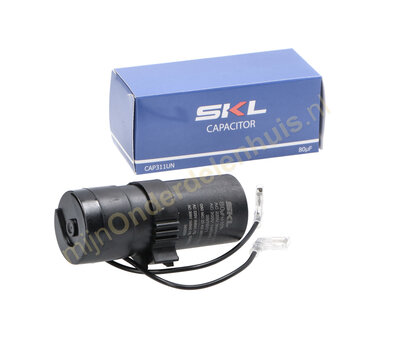 Universele condensator 117U6016 80uF 220/300Volt