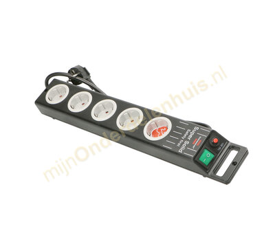 Brennenstuhl tafelcontactdoos 5-voudig zwart 1153380115