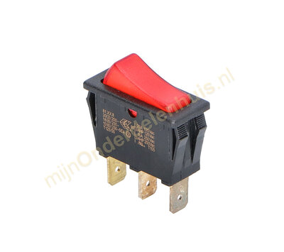 Universele inbouw wipschakelaar rood 365281322