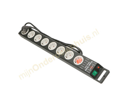 Brennenstuhl tafelcontactdoos 8-voudig zwart 1153380118