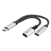 COM USB-C naar 2x USB-C splitter kabel 705342