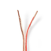Nedis Luidsprekerkabel 4mm² 15m CABR4000TR150 transparant