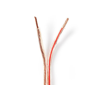 Luidsprekerkabel 4mm² 15m CABR4000TR150 transparant